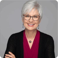 Candace Crowley Patterned Glasses Black Sweater