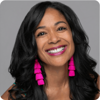 Kim Peterson Magenta Earrings Bright Smile