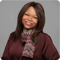 Shirlene McMurray Burgundy Top with Scarf