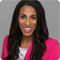 Taelin Lanier Magenta Blazer Headshot