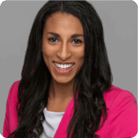 Taelin Lanier Magenta Blazer Headshot