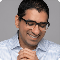 Vivek Narasimhan Man Headshot Looking Down