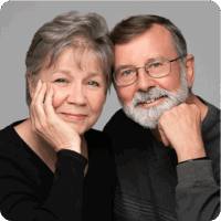 Zita and Ken Headshot with man and woman